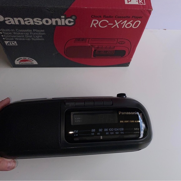 Panasonic Portable Audio & Video Panasonic Rc6 Clock Radio Cassette